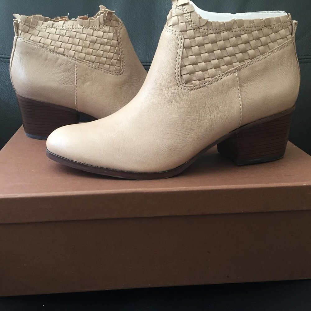 Coach Ryer Booties in Mink Grey, size 8 ½ M